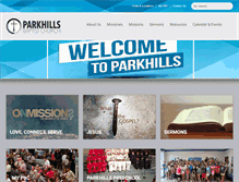 Tablet Screenshot of parkhills.org